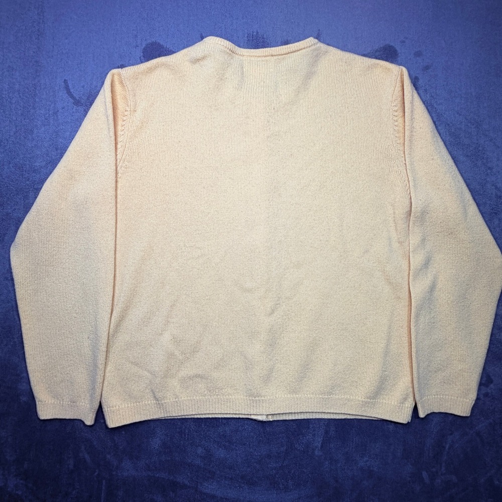 Pendleton Pale Yellow Crewneck Button Cardigan - Picture 2 of 10